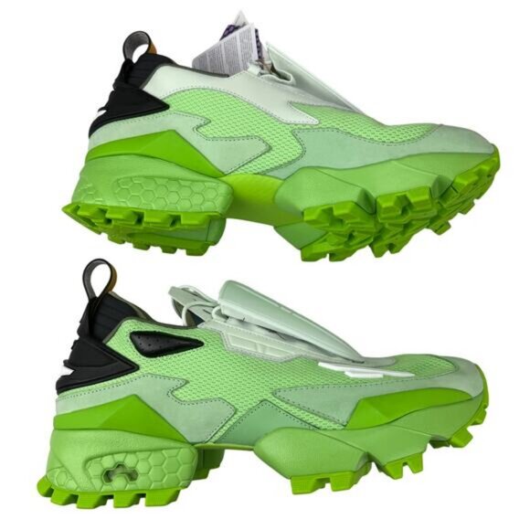 NWT PYER MOSS X REEBOK Experiment 4 Trail Fury Grass In Celadon Greene Size 11.5 - Picture 5 of 14